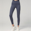 Copa de entrenamiento Damas Yoga Leggings de gimnasio de entrenamiento de cintura alta para mujeres